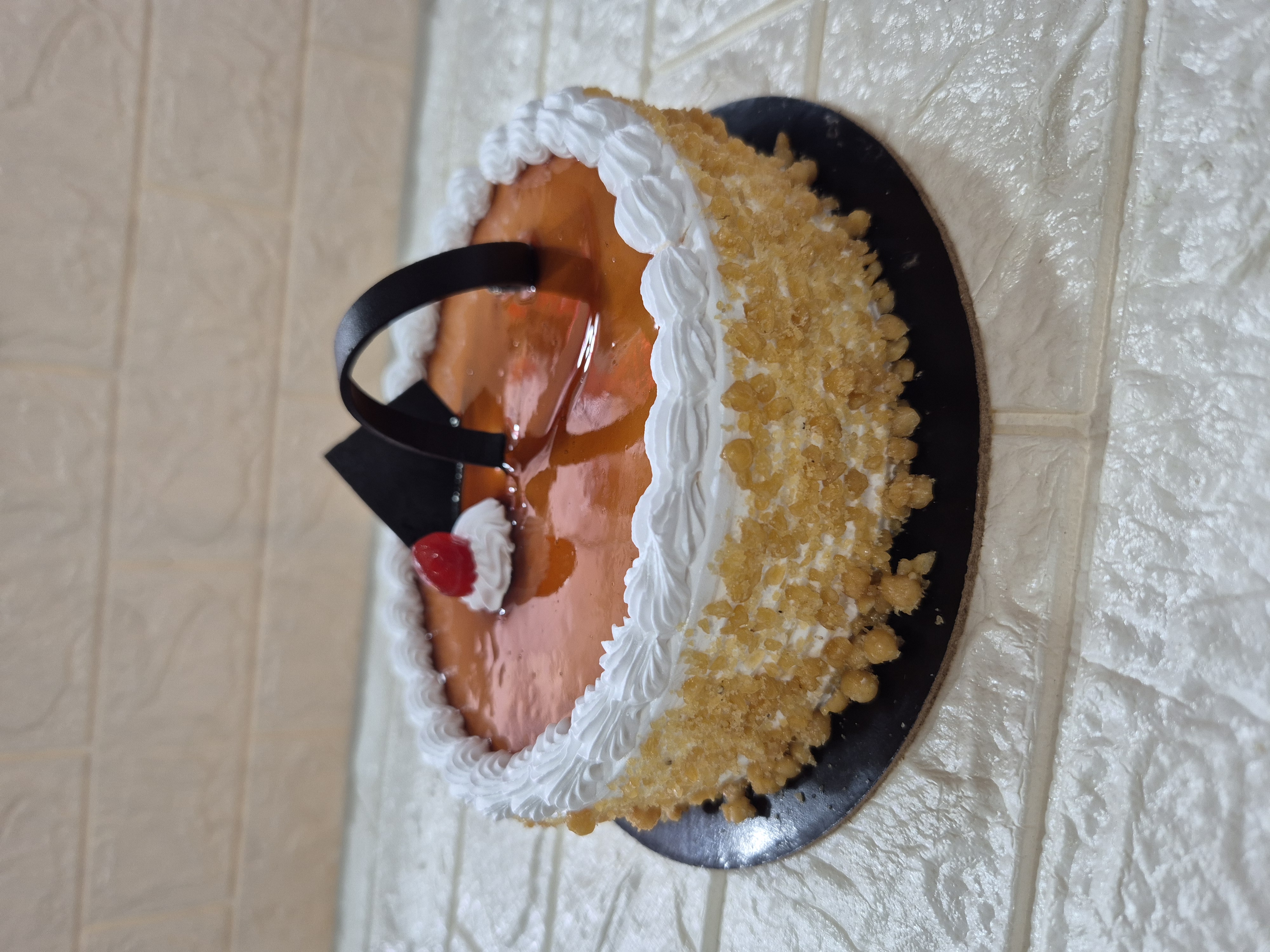 Crunchy Butterscotch Cake